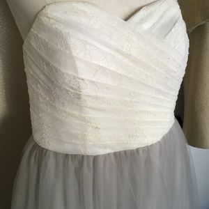 Midi/Tea Length Lace and Tulle Prom Dress Size L